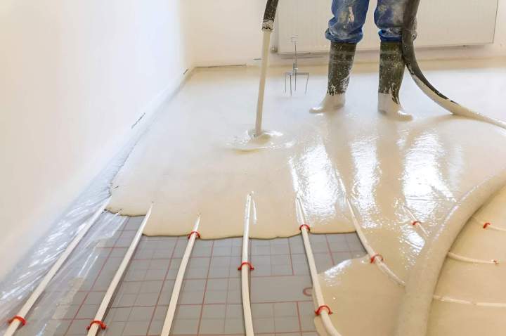 Pose de chape liquide ametrique à Béziers